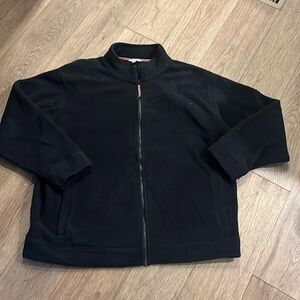 ORVIS Black Zip-Up fleece, size XXL